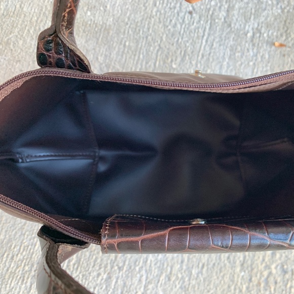 Longchamp Le Pliage - Python Leather + Heavy Nylon - Gently Pre-Loved - Picture 8 of 13